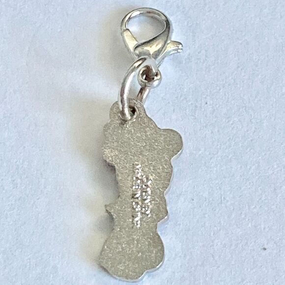 Vintage Disney Happy Minnie Mouse Pink Bow Clip On Charm Zipper Pull Bag Purse - Picture 4 of 7